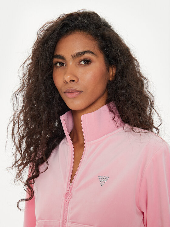 Guess Guess Суитшърт V3BQ22 KBXI2 Розов Regular Fit
