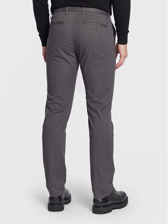 Tommy Hilfiger Tommy Hilfiger Chino kalhoty Core Denton MW0MW28884 Šedá Straight Fit