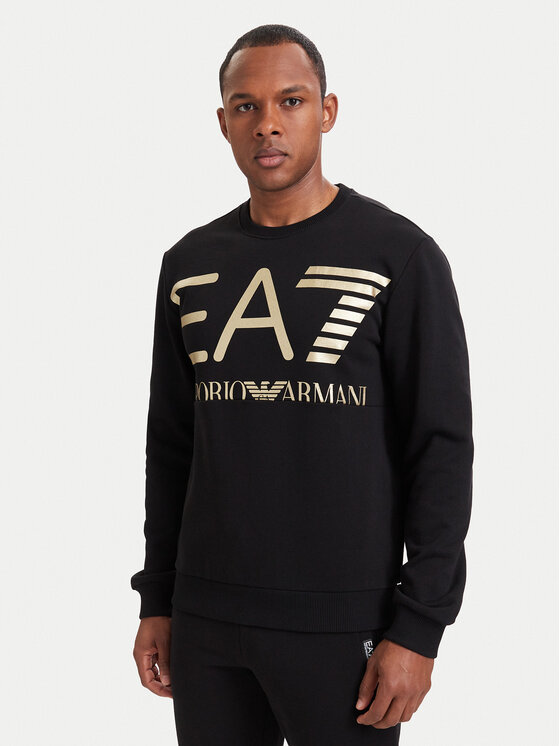 EA7 Emporio Armani EA7 Emporio Armani Mikina 7M002201 AF27189 MC004 Černá Regular Fit