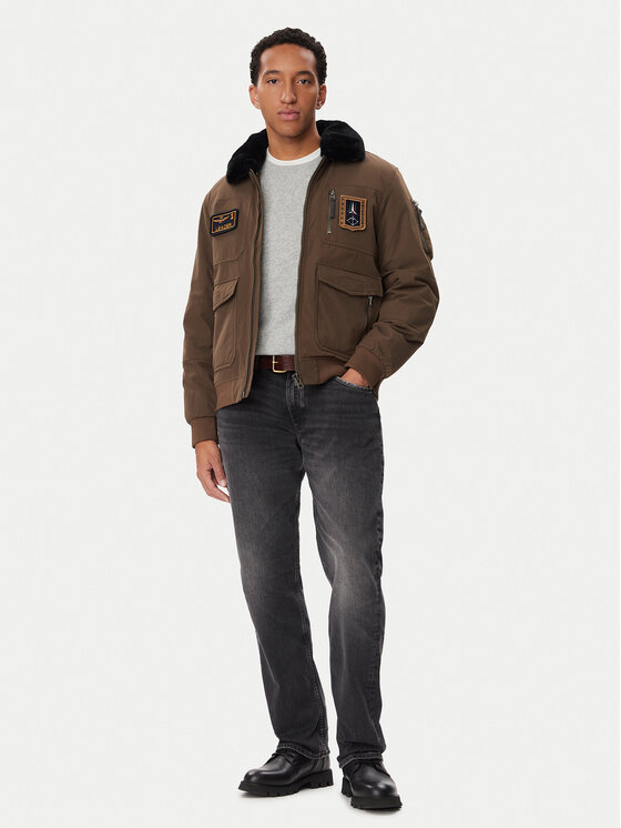Aeronautica Militare Aeronautica Militare Winterjacke 262AB3108UCT03151 Braun Regular Fit