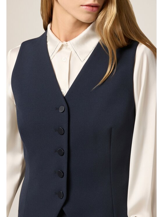 Oltre Oltre Giacca di transizione L031R000042N034 Blu Slim Fit