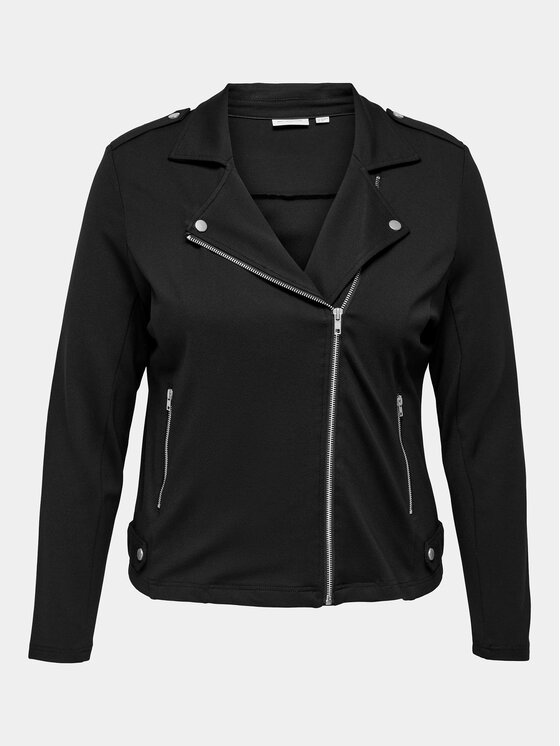 ONLY Carmakoma ONLY Carmakoma Преходно яке Goldtrash 15218364 Черен Regular Fit