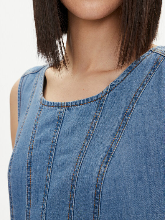 United Colors Of Benetton United Colors Of Benetton Джинсова сукня 4SULDV087 Голубий Regular Fit