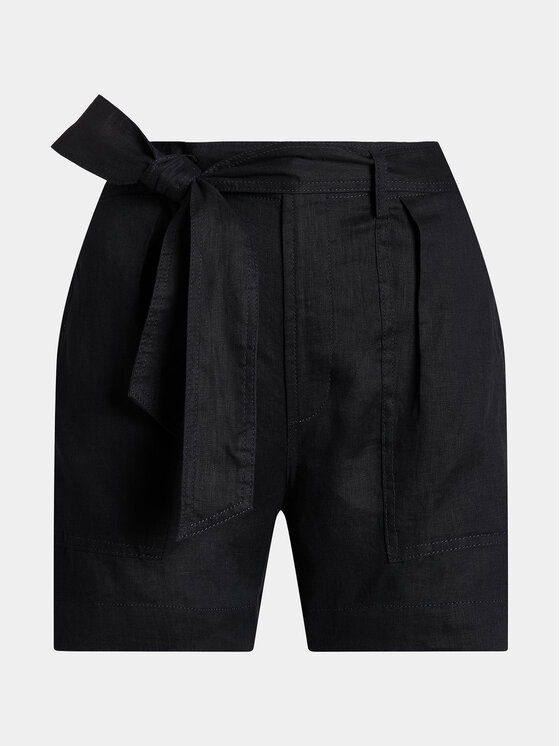 LAUREN RALPH LAUREN Lauren Ralph Lauren Szövet rövidnadrág 200862092001 Fekete Regular Fit