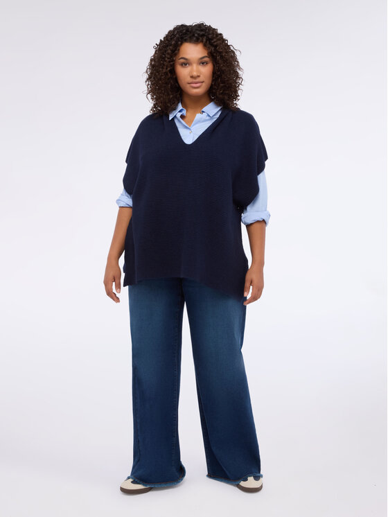 Fiorella Rubino Fiorella Rubino Cardigan M025E002011N034 Blu Over Fit