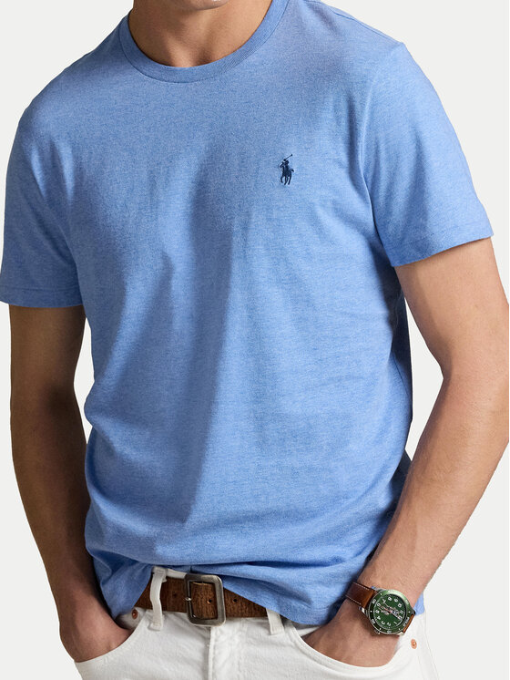 Polo Ralph Lauren Polo Ralph Lauren T-krekls 710671438441 Zils Custom Slim Fit
