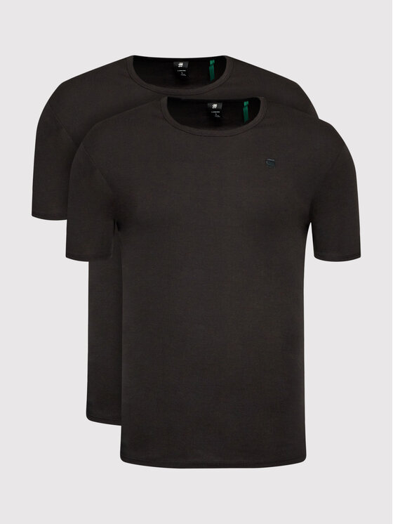 G-Star Raw G-Star Raw Set di 2 T-shirt Base D07205-124-990 Nero Slim Fit
