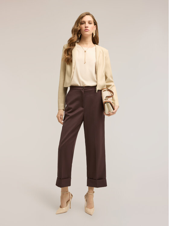 Motivi Motivi Giacca in similpelle R323Q001134N002 Crema Regular Fit