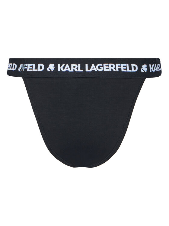 KARL LAGERFELD KARL LAGERFELD Дамски бикини тип бразилиана A1W47011 Черен