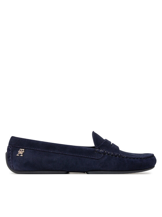 Tommy Hilfiger Tommy Hilfiger Mokassins Th Suede Driver Loafer FW0FW08563 Dunkelblau