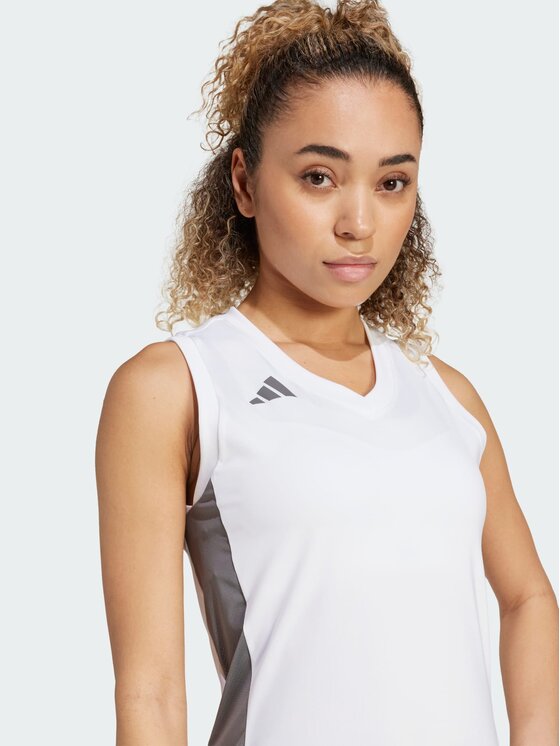 adidas adidas Koszulka techniczna 152071 Biały Slim Fit