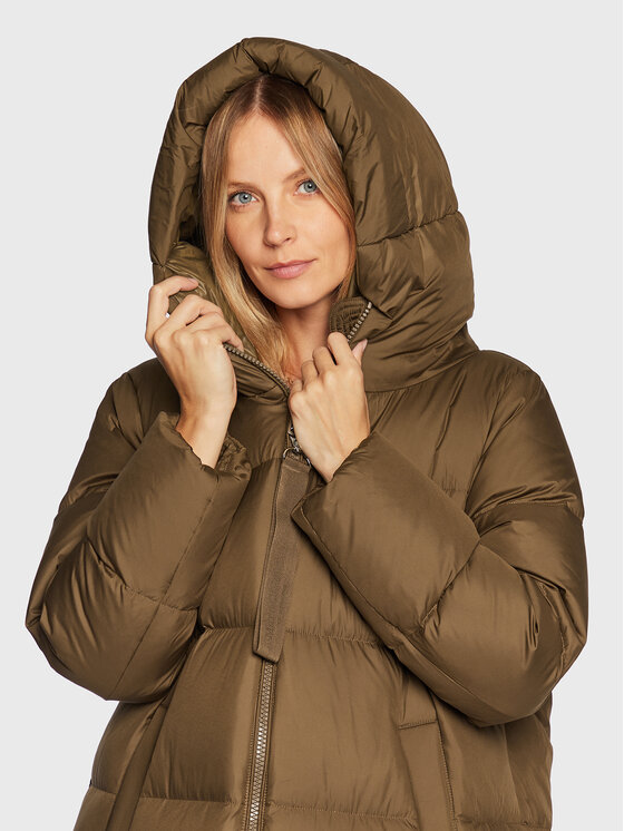 Dark Walnut Daunenmantel Damen Marco Polo Zalando Daunen Jacke