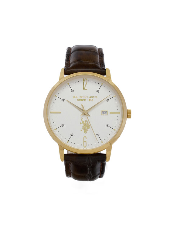 U.S. Polo Assn. U.S. Polo Assn. Ročna ura Dorian USP7279YG Rjava