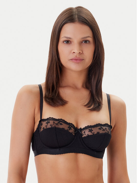 Guess Guess Sutien cu armătură O5GC06 KCQ60 Negru