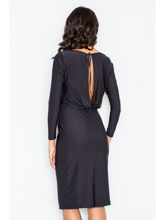 FIGL FIGL Šaty M326 Čierna Regular Fit