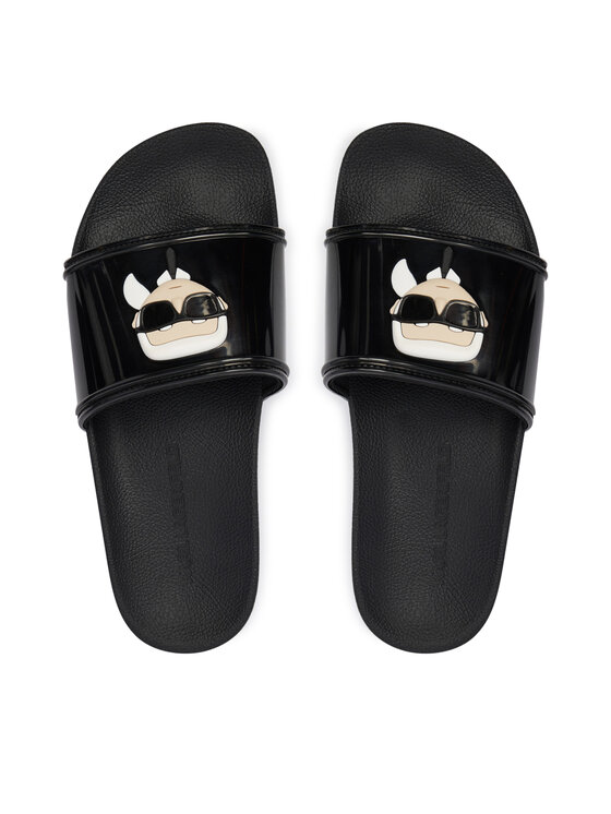 KARL LAGERFELD KARL LAGERFELD Pantoletten Kondo Maxi II KL80805C Schwarz