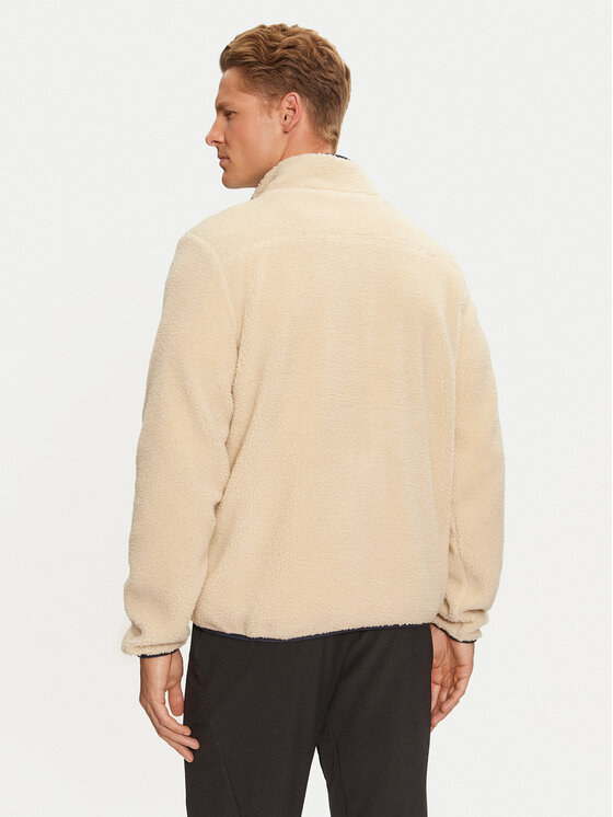 Aulp Aulp Felpa di pile Sikou Beige Regular Fit