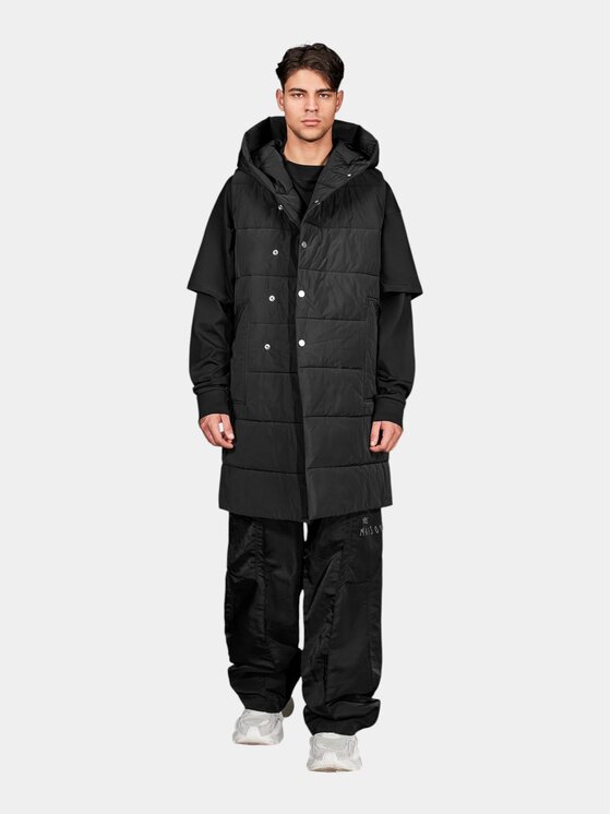 MADE BY SOCIETY MADE BY SOCIETY Kurtka anorak Noir Calm - V16831 Czarny Basic Fit