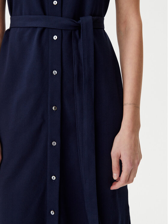 Lacoste Lacoste Rochie tip cămașă EF1107 Bleumarin Regular Fit