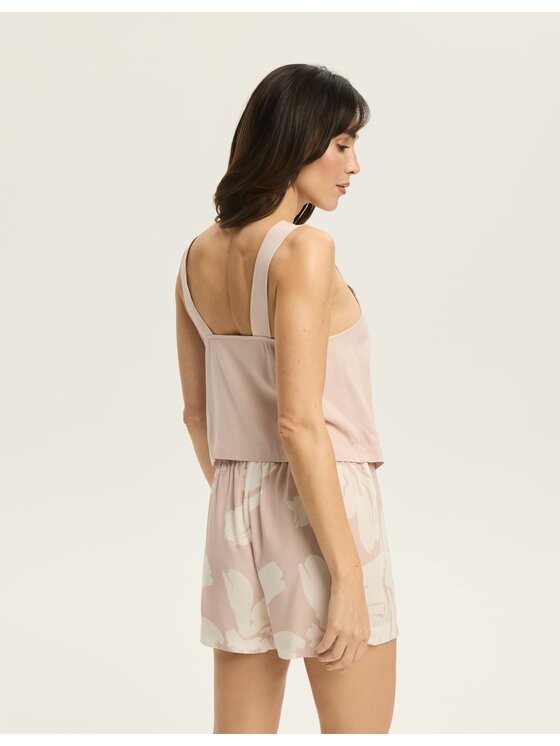 Esotiq Esotiq Piżama 43358 Różowy Regular Fit