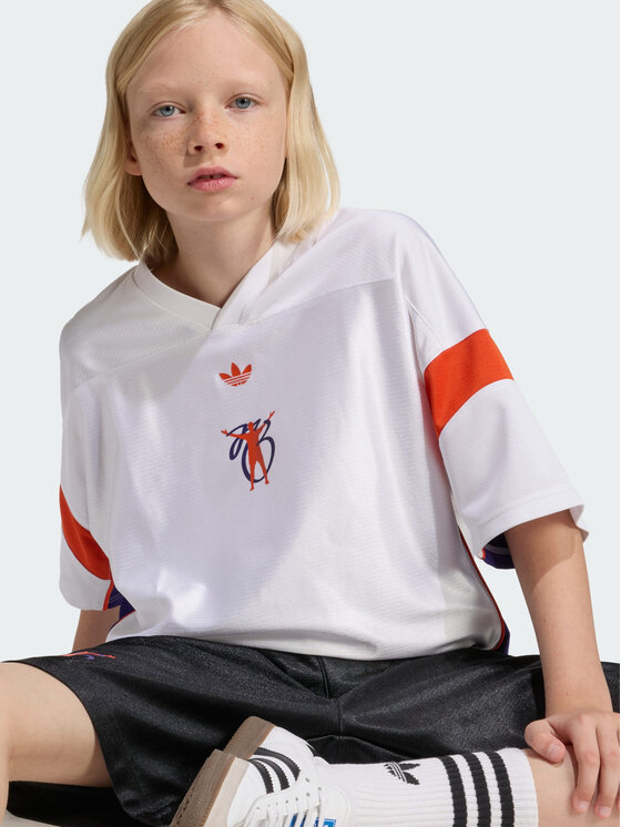 adidas adidas Koszulka techniczna Jude Bellingham Tee Biały Loose Fit