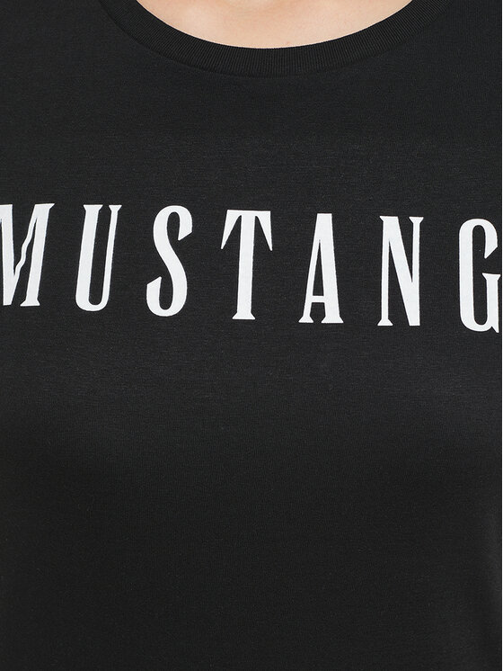 Mustang Mustang T-Shirt Alina 1013222 Czarny Regular Fit