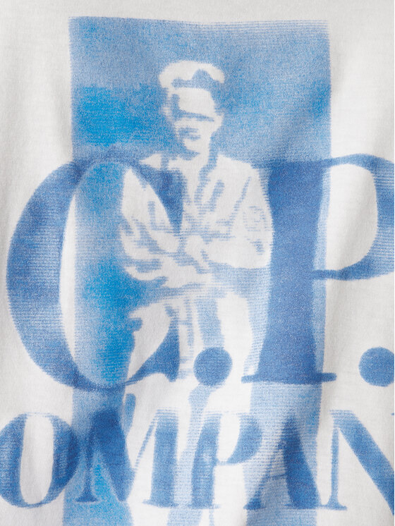 C.P. Company C.P. Company Póló 20CMTS143A110579W Ekru Regular Fit