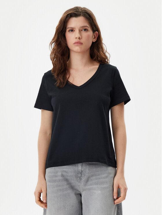 Gap T-Shirt 740140-03 Czarny Regular Fit