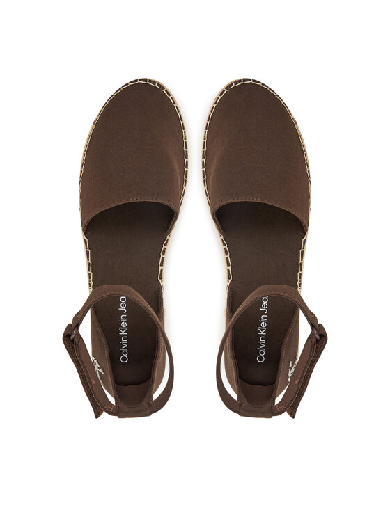 Calvin Klein Jeans Calvin Klein Jeans Espadrile Flatform Espadrille Sling Mg YW0YW01735 Rjava