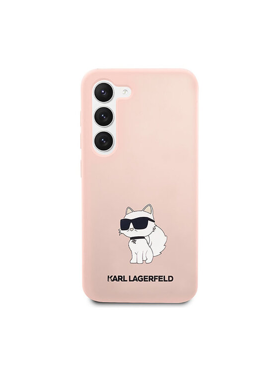 KARL LAGERFELD KARL LAGERFELD Etui na telefon Silicone Choupette Różowe złocenie