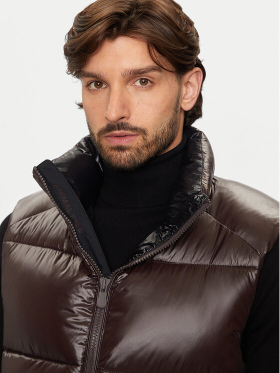 Save The Duck Save The Duck Kamizelka D81382U LUCK19 Brązowy Regular Fit