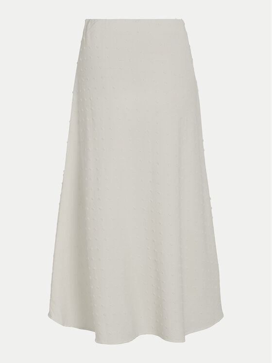 Vila Vila Trapezförmiger Rock Brietta 14102584 Beige Regular Fit