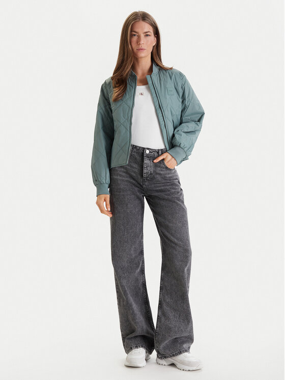 Calvin Klein Jeans Calvin Klein Jeans Bomber dzseki LV147E514G Szürke Regular Fit