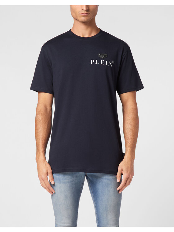 PHILIPP PLEIN PHILIPP PLEIN Tričko 9455 Modrá Regular Fit