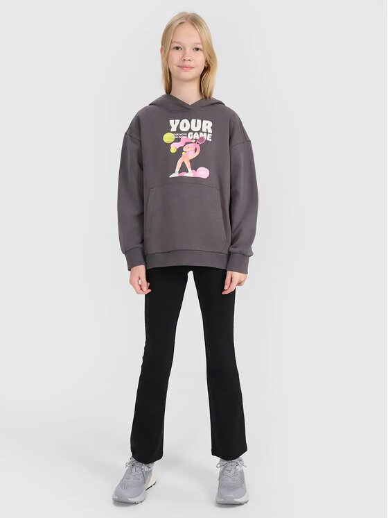 4F 4F Felpa 4FJASAW24TSWSF2156-22S Nero Oversize