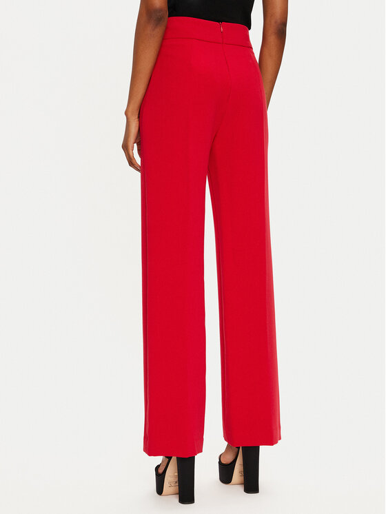 Rinascimento Rinascimento Hlače 1000770035133 Crvena Regular Fit