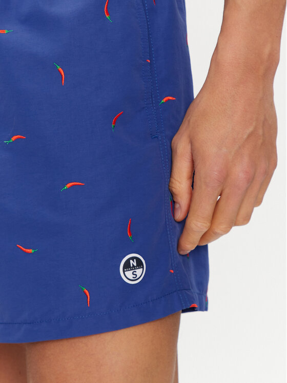 North Sails North Sails Pantaloni scurți pentru înot 673731 Albastru Regular Fit