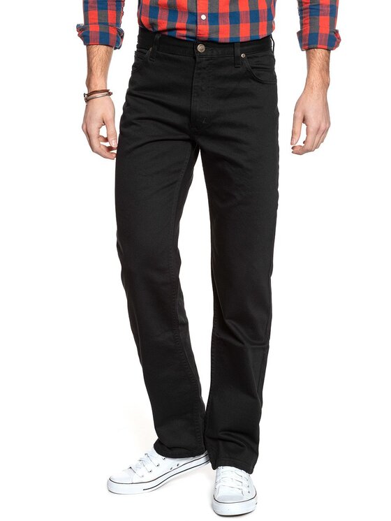Lee Lee Jeansy BROOKLYN Czarny Straight Fit