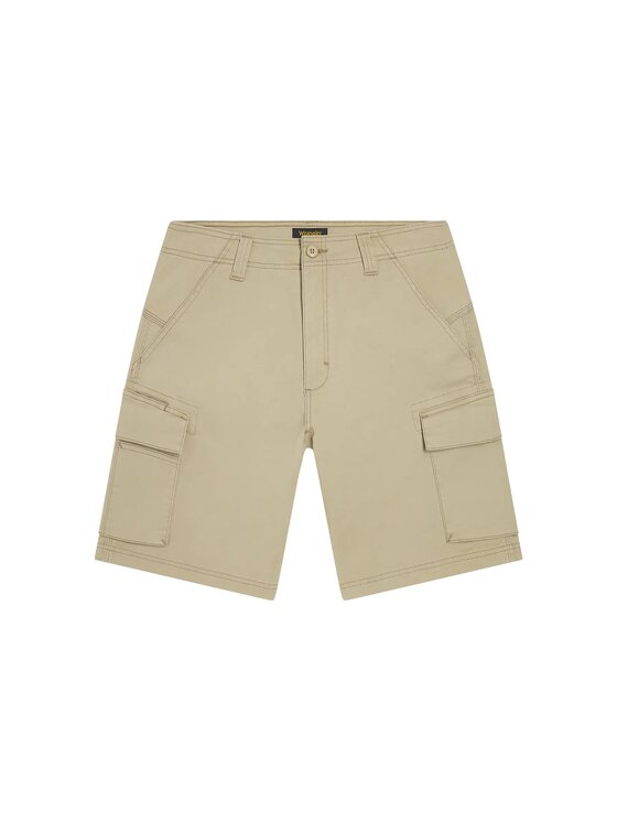 Wrangler Wrangler Szorty materiałowe PK CARGO SHORT Beżowy Straight Fit