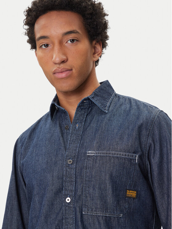 G-Star Raw G-Star Raw traper košulja D27083-D539 Tamnoplava Regular Fit