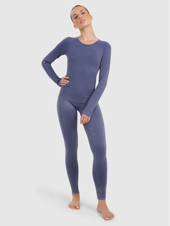 4F 4F Koszulka techniczna YOGA Granatowy Regular Fit