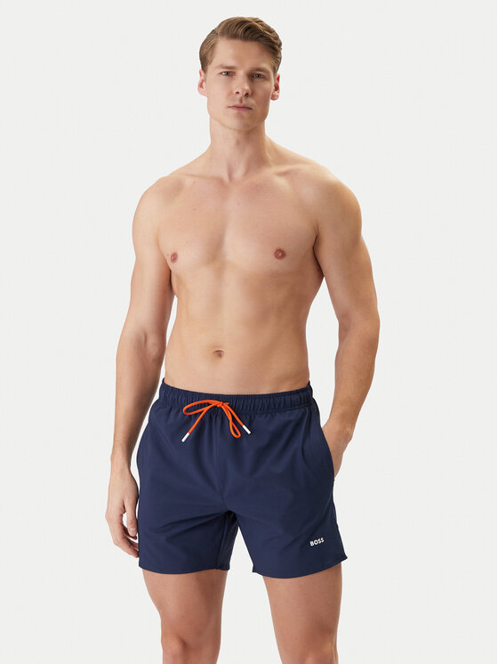 BOSS BOSS Plavecké šortky Tio 50491601 Tmavomodrá Regular Fit