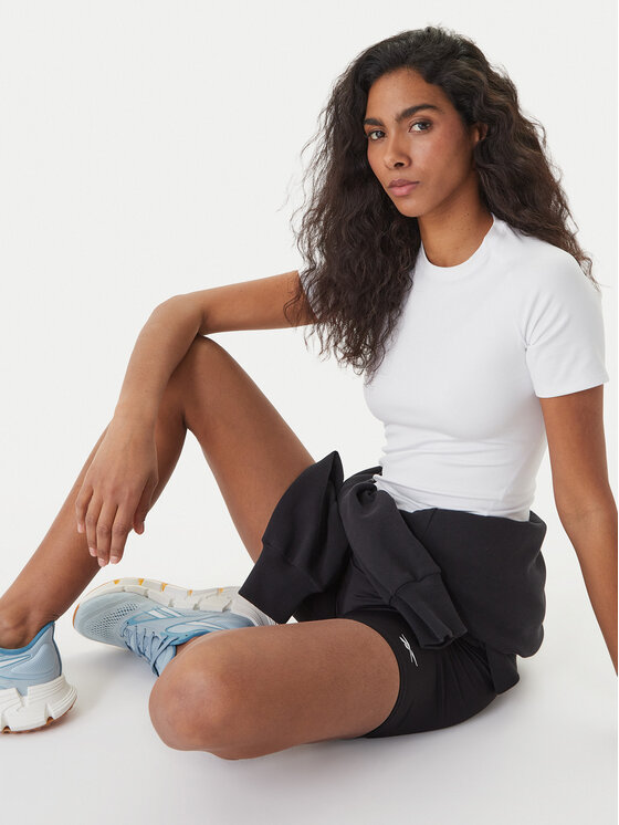 Reebok Reebok Majica Reebok x Ewa Chodakowska RK25613CCW Bela Slim Fit