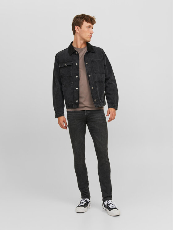 Jack & Jones Jack & Jones Jeansy Glenn 12237350 Černá Slim Fit