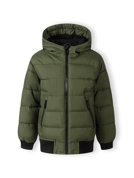 Kurtka zimowa MINOTI, Rozmiar 140/146, Khaki, 19coat75