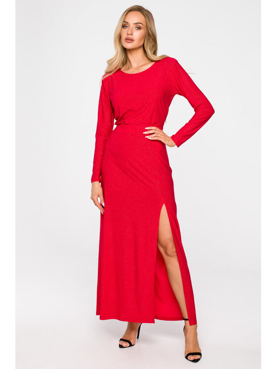 Made of Emotion Made of Emotion Abito da sera M719 Rosso Premium Fit