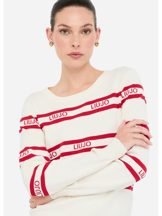 Liu Jo Liu Jo Maglione TF5303MS63LC3752 Bianco Regular Fit