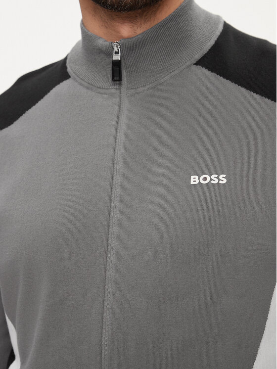 BOSS Boss Суитшърт Zotek 50504948 Сив Regular Fit