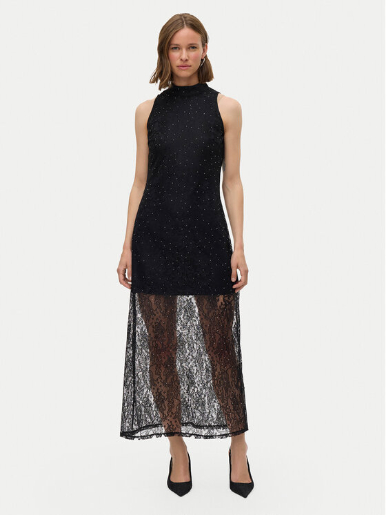 Vero Moda Sukienka wieczorowa Manja 10335406 Czarny Regular Fit