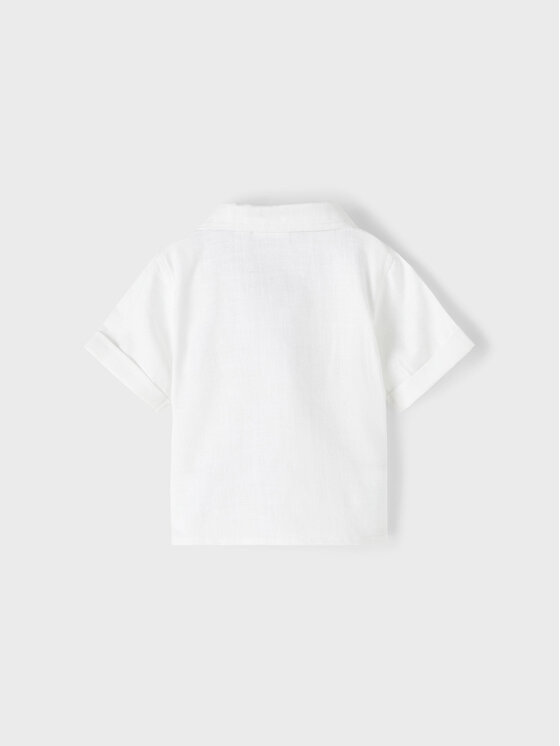 NAME IT NAME IT Πουκάμισο 13216655 Λευκό Regular Fit